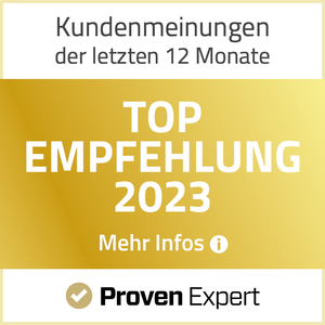 ProvenExpert Top Empfehlung 2023