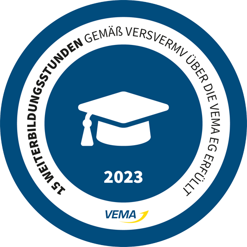 VEMA Weiterbildungssiegel 2023